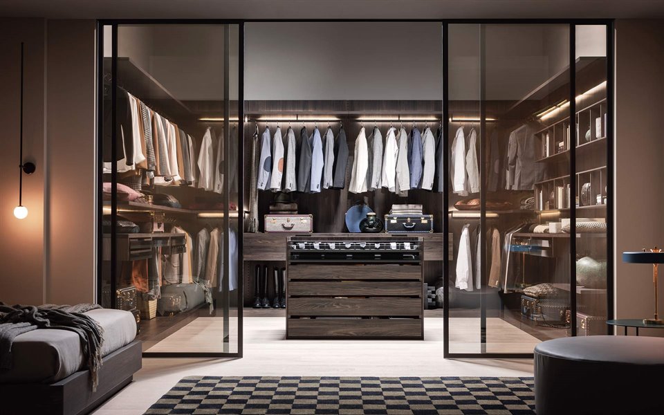 Inloopkast schuifdeur